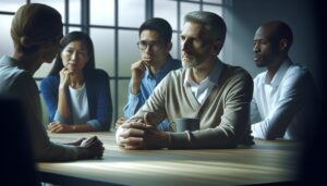 Read more about the article Stoic Strategies for Handling Difficult Conversations at Work: A Calm Approach